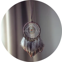Hecho a mano Atrapasueños con plumas y Cascabeles Colorido Coche a Casa de Decoración Colgante de Regalo Envío Gratis
