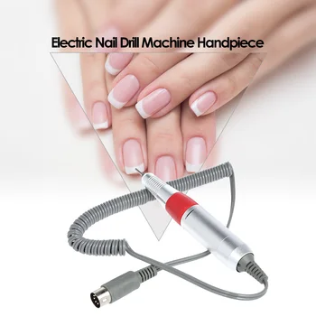 

Mini Electric Nail Drill Machine Handpiece Electric Drill Pen Manicure Pedicure Nail Art Tool 12V 30000RPM Red
