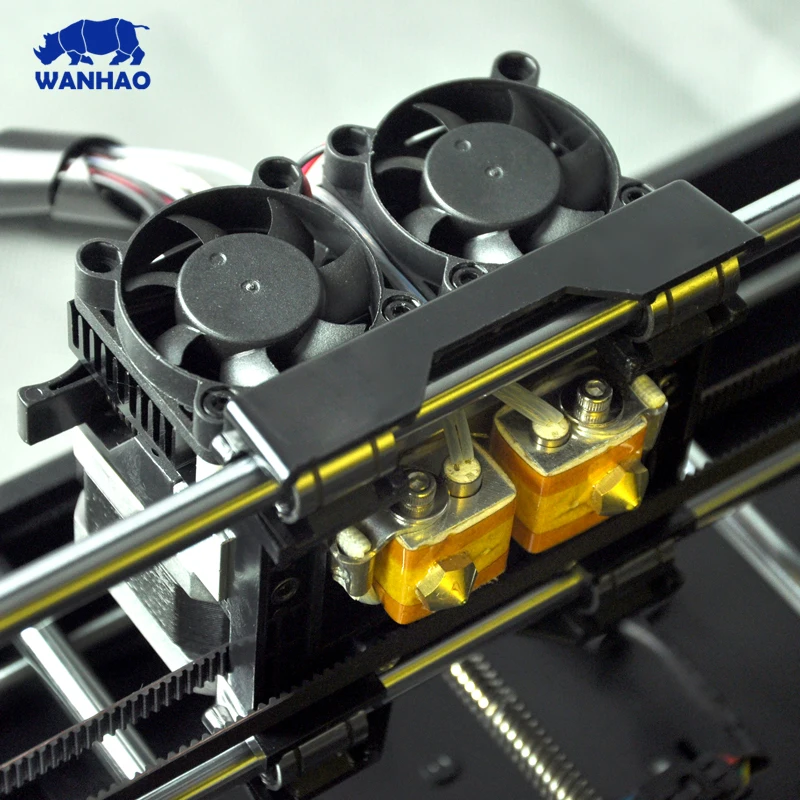 WANHAO Дубликатор 4S wanhao DIY комплект 3d принтер, металлическая рамка, высокая точность, многоцветный материал reprap комплект с двойным Экструдером