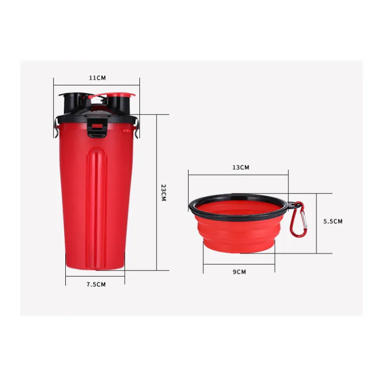 2 In 1 Dog Drinking Water Bottle (6)