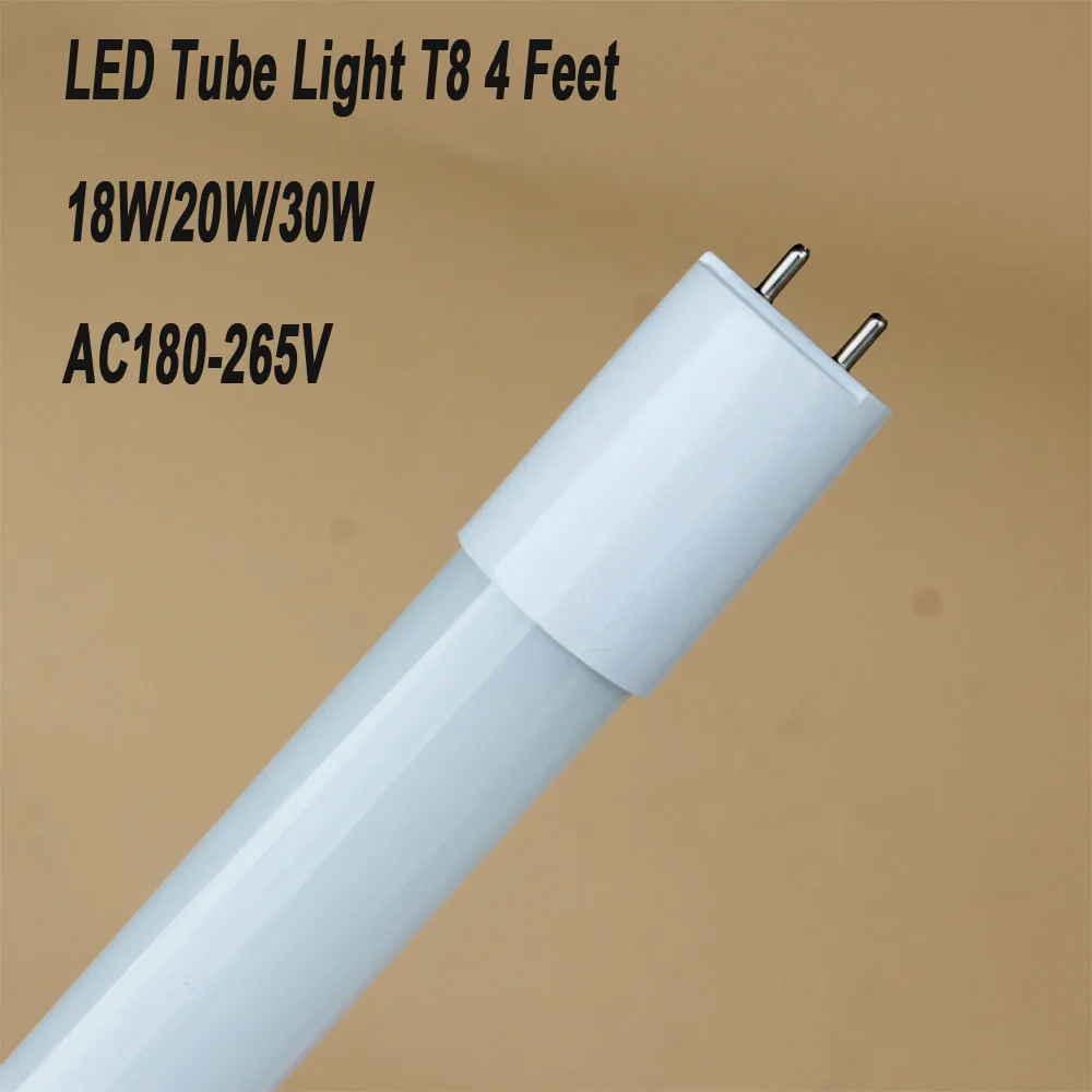 Buy FedEX Free shipping 90pcs 18W 1200MM 4FT T8 LED glass Tube 1200mm Light