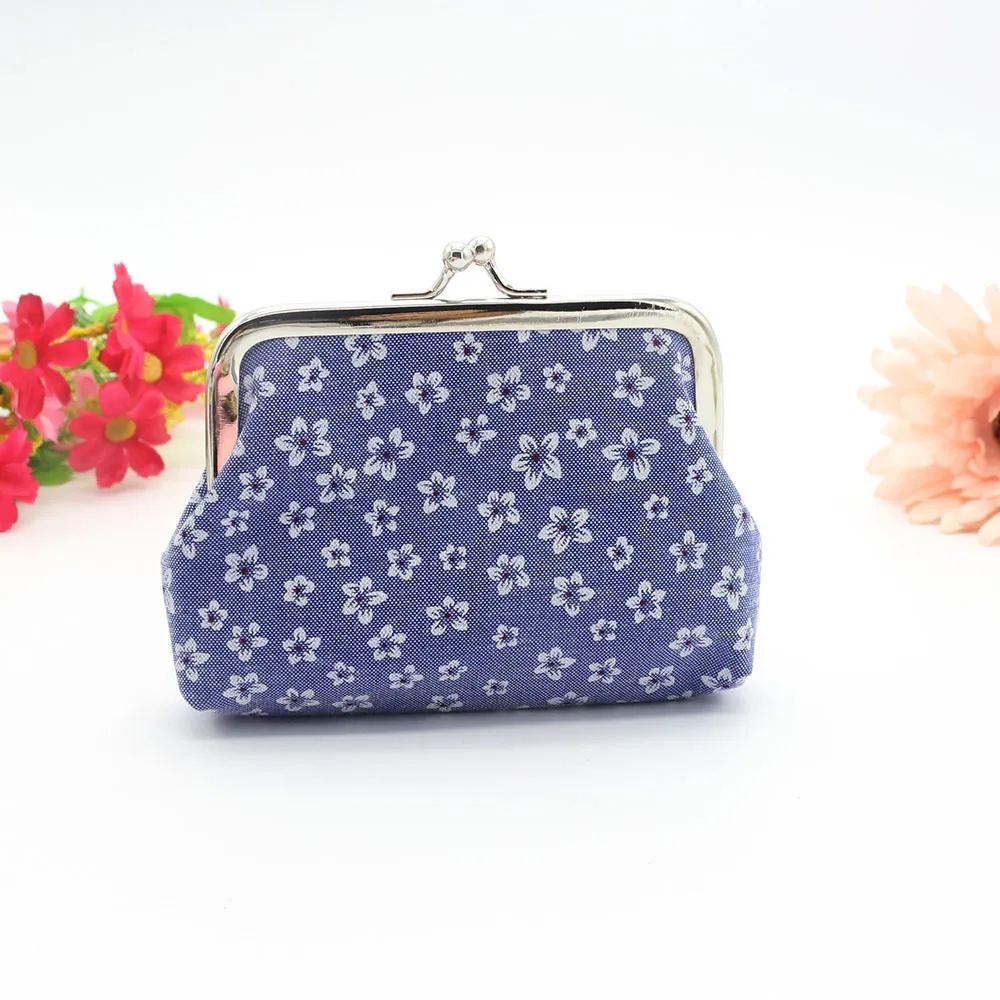 

hot sale coin purse Womens Retro Flowers Wallet Card Holder Coin Purse Clutch wallets porte monnaie femme