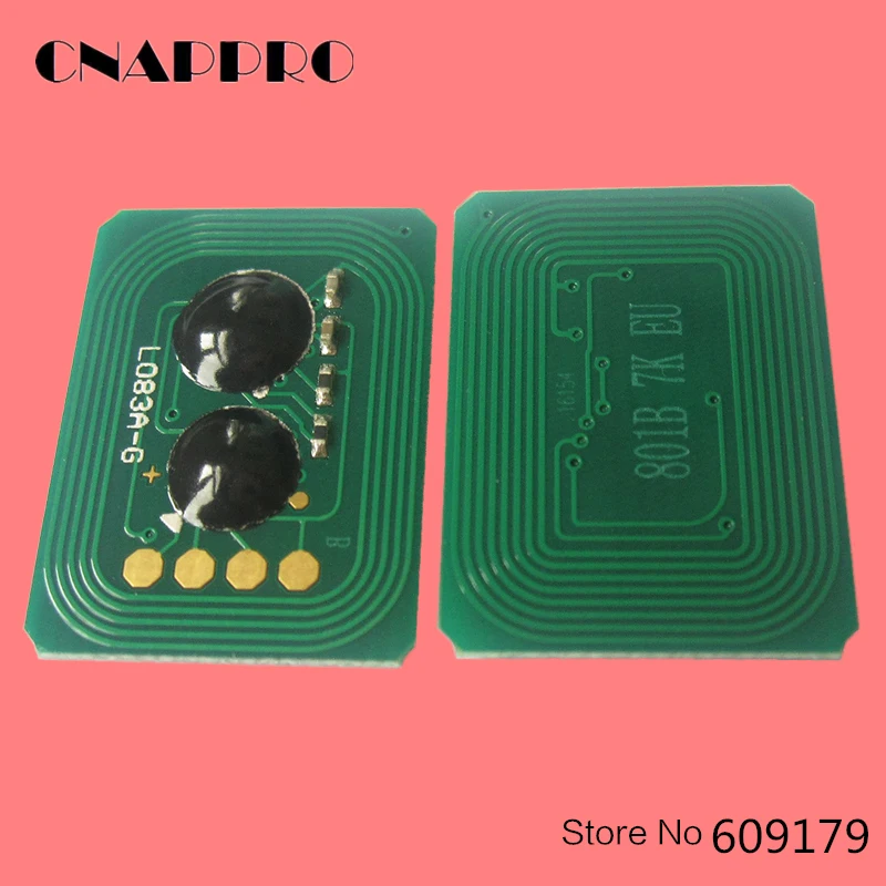 Compatible OKI MC860 44059216 44059212 44059215 44059211 Toner Chip For Okidata data MC 860 MFP MC860MFP Printer Cartridge Chips