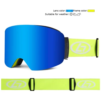 

Ski Goggles Men Women Double Layers Anti-Fog Big Screen HD Winter Anti-UV Snow Snowboard Goggles Sunglasses Outdoor Winter Sport