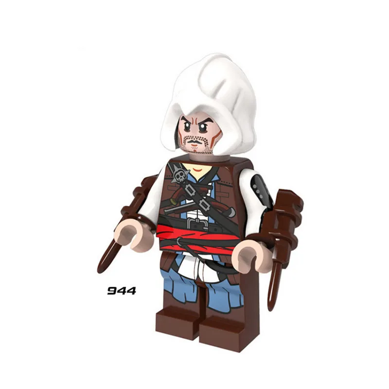 

Single Super Heroes Star Wars 944 Assassinings Creed Connor Kenway Building Blocks Brick Toy gift Compatible Legoed Ninjaed