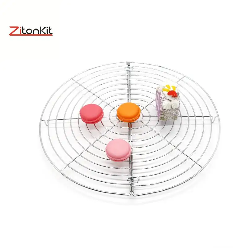 2pcs Foldable Nonstick Round Cooling Rack Baking Tray Biscuit Cookie Pie Bread Cake Grid Kitchen Ice Mold Flower Cutter Stand Buy At The Price Of 10 13 In Aliexpress Com Imall Com