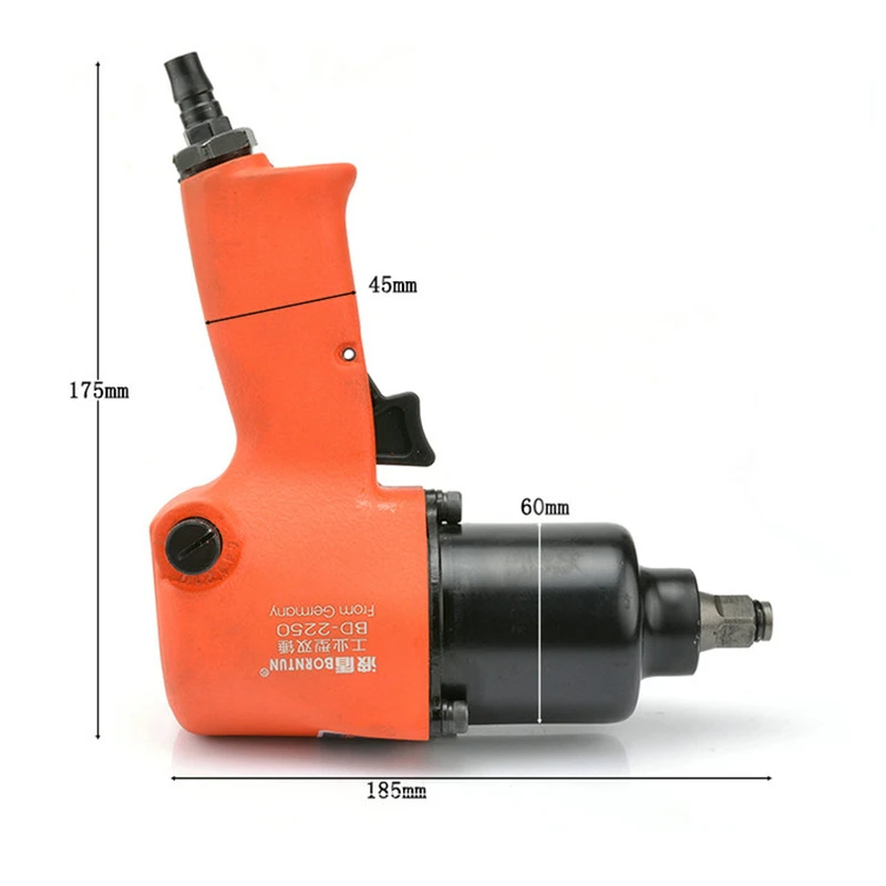 Borntun 1/2 "двойной-молоток пневматические воздействия Гаечные ключи промышленных 2-молоток 12.7 мм автомобильных шин ремонт техническое
