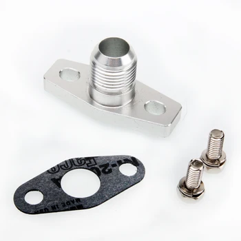 

Kinugawa Turbo Oil Return Flange Kit to Male 8AN for DSM 4G63T 1G 2G EVO 3~10 / for IHI RHF4 RHF5 RHF55