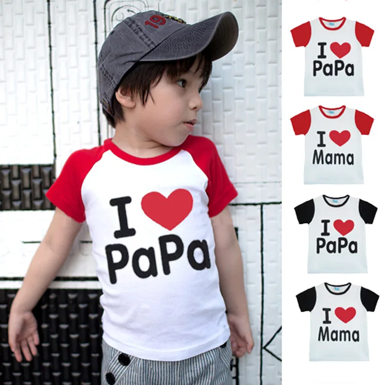 Summer-Cartoon-Baby-T-Shirts-Short-Sleeve-Kids-Boys-Girls-T-Shirt-Baby-Clothing-Tops-Tshirt-Infantis-i-love-mama-papa-love-me-1