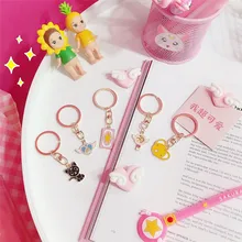 Аниме Сейлор брелок луна Косплей KINOMOTO Сакура брелок для ключей кулон аксессуары карточка Captor SAKURA