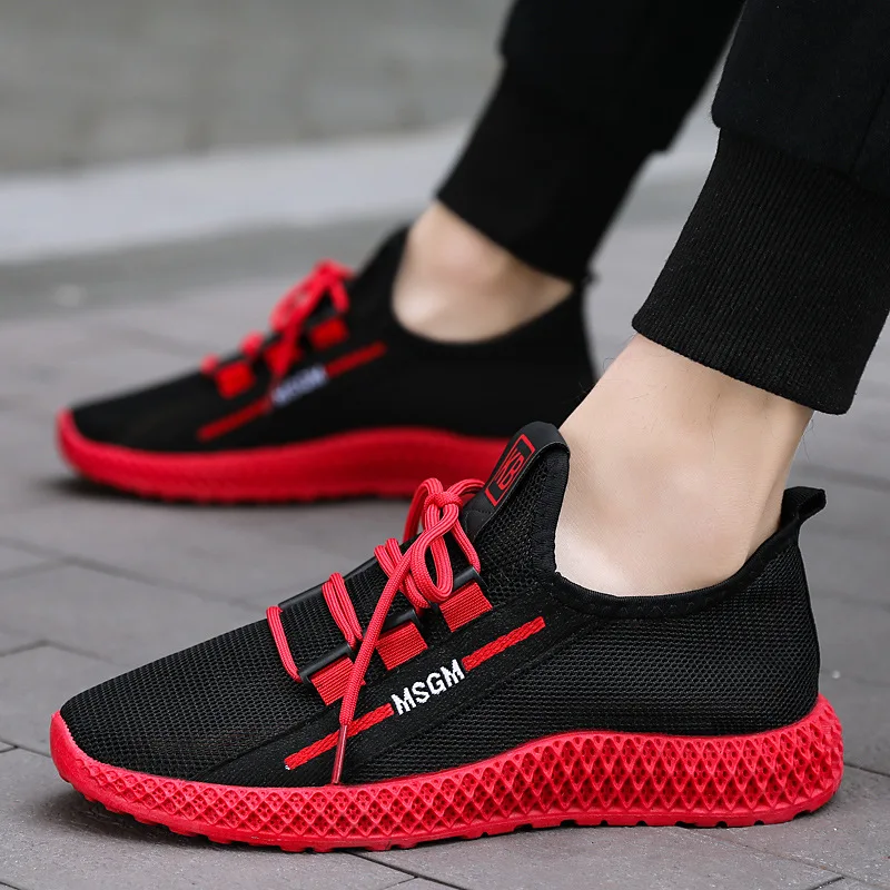 

2019 new men's shoes summer mesh breathable leisure trend men's shoes