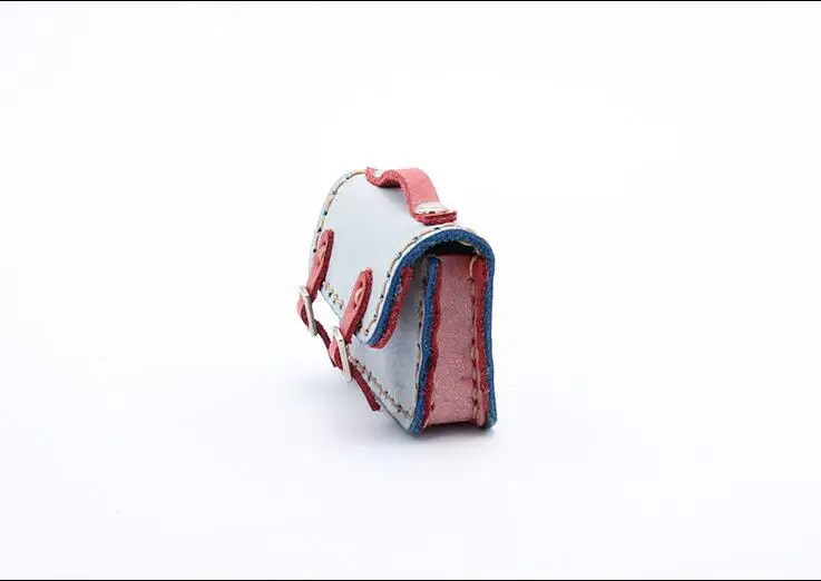DIY Leather Craft Mini bag Small briefcase Pendant Sewing Pattern PVC Template, Leather Craft Template, Sewing Template