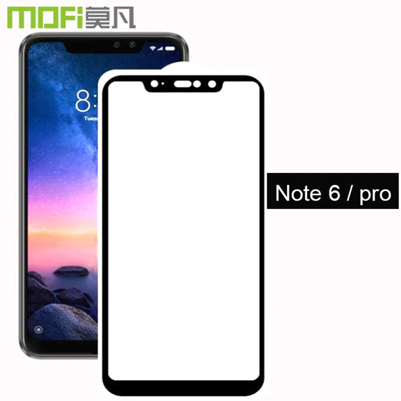 Xiaomi-Redmi-note-6-pro-glass-global-version-screen-protector-redmi-note-6-film-MOFi-original