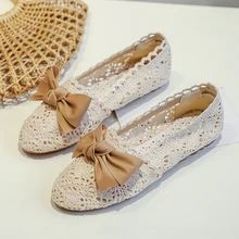 Пекинская Тканевая обувь; женская мягкая обувь на плоской подошве; большие размеры; для беременных женщин; Черная рабочая обувь; кружевные лоферы; балетки