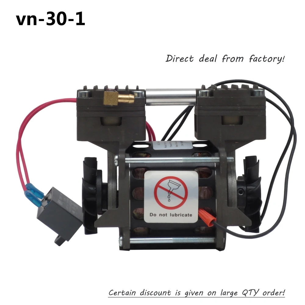 

220V 110W Mini Small Oilless Vacuum Pump -88KPa Flow 36L/min