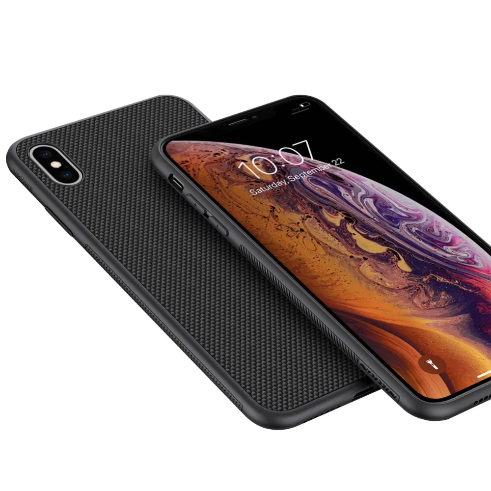 

For iPhone XR/XS Max Case Cover Nillkin Nylon PC Hard Back Cover Case For iPhone XR Case funda for iPhone XS Max cover 6.1 & 6.5