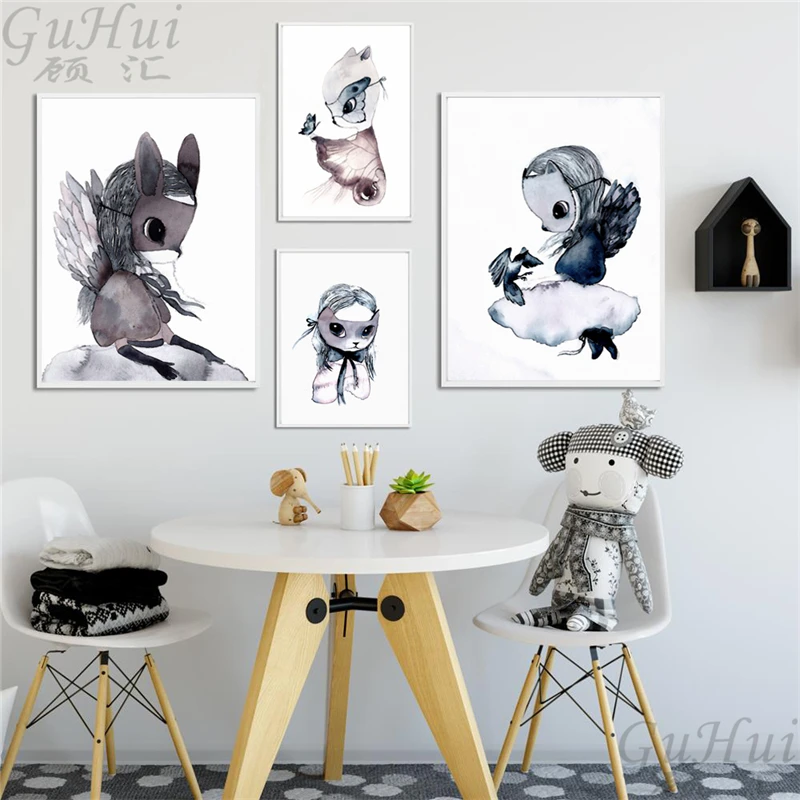 Children-Posters-Cute-Cartoon-Girl-Wall-Art-Canvas-Prints-Cartoon-Painting-Nordic-Nursery-Wall-Pictures-Kids 