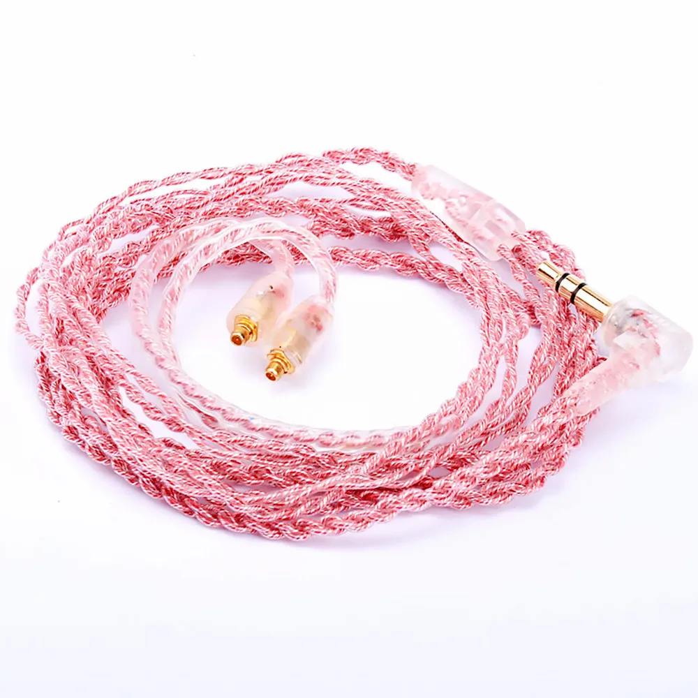 

Original FENGRU 1.2m 6N Silver-plated Earphone Cables Headphone Wire HIFI Headset Line for For Shure pin series (535/215 etc.)
