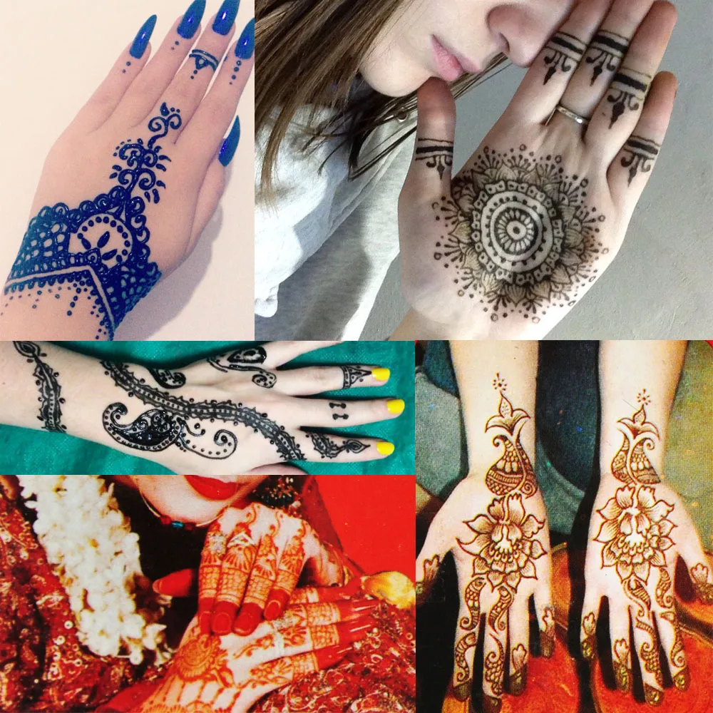 Download 61+ Gambar Henna Warna Biru Terbaik HD