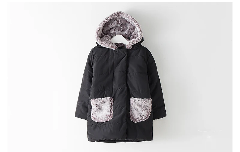 fleece hooded warm coats and jackets kids winter tops for teenage girls outerwear clothing children patchwork pockets warm coats (16)