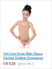 Детская одежда для спортивной гимнастики, танцевальное трико без рукавов, боди, одежда для балета F1
