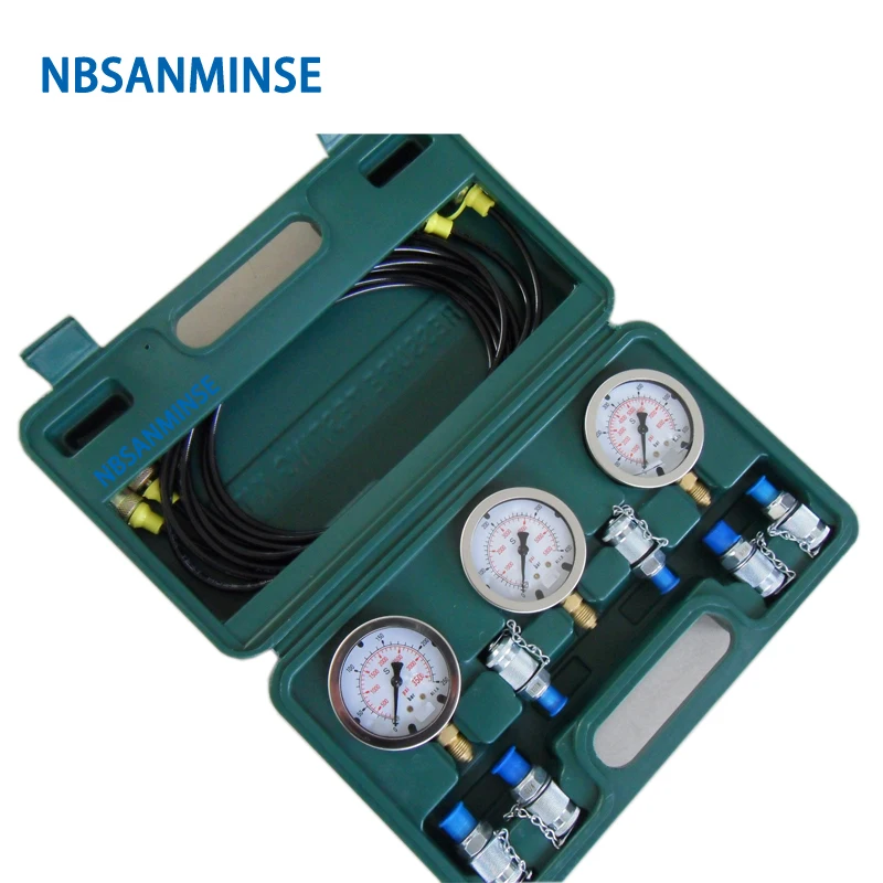 SM2540 63mm 압력 시험 상자 (굴삭기, 선박, 유압 산업 엔지니어용) 탄소강 NBSANMINSE