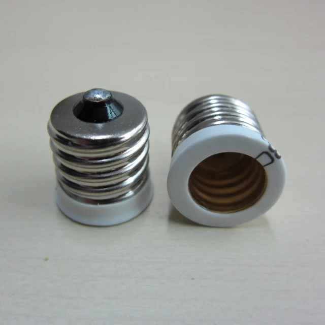 E17 TO E14 FEMALE LIGHT CONVERTOR SOCKET SMALL SCREW BULB ADAPTER