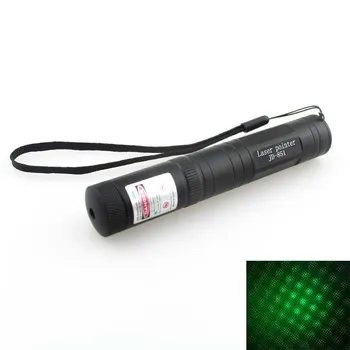 

JD-851 532nm Green Laser Pointer Flashlight- Single Point+ Full Sky Star (1x16340)