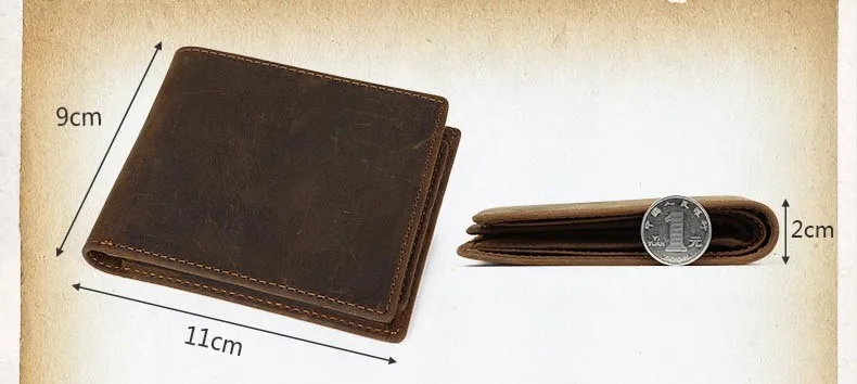 Мужской кошелек TIDING, отделение для денег Мужская сумка из кожи, брендовые сумки-Съемный чехол для карты коричневый короткий кошелек 4043