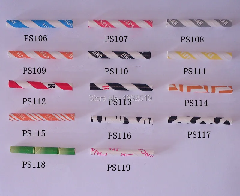 paper straw color 5