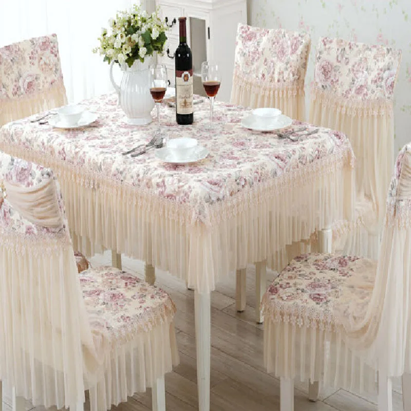 Wedding Table Cloth Embroidered Tablecloths Lace Chair