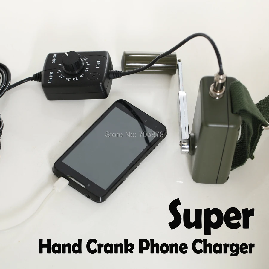 Портативное зарядное устройство для телефона мощностью 30 Вт|dynamo usb|usb crank generatorcharger