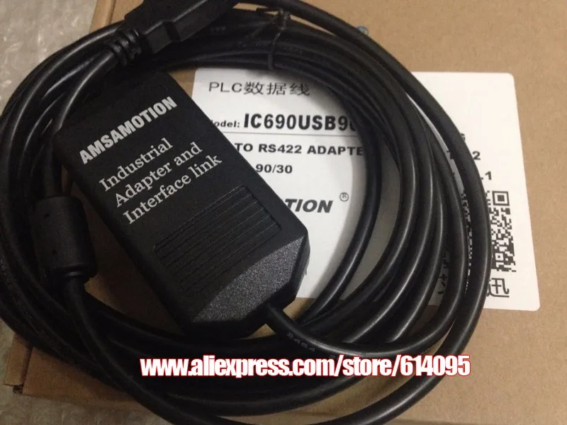 1 шт. IC690USB901 Кабель для программирования GE Fanuc SNP GE90-70/90-30 серии PLC/связь/кабель для загрузки IC690USB90