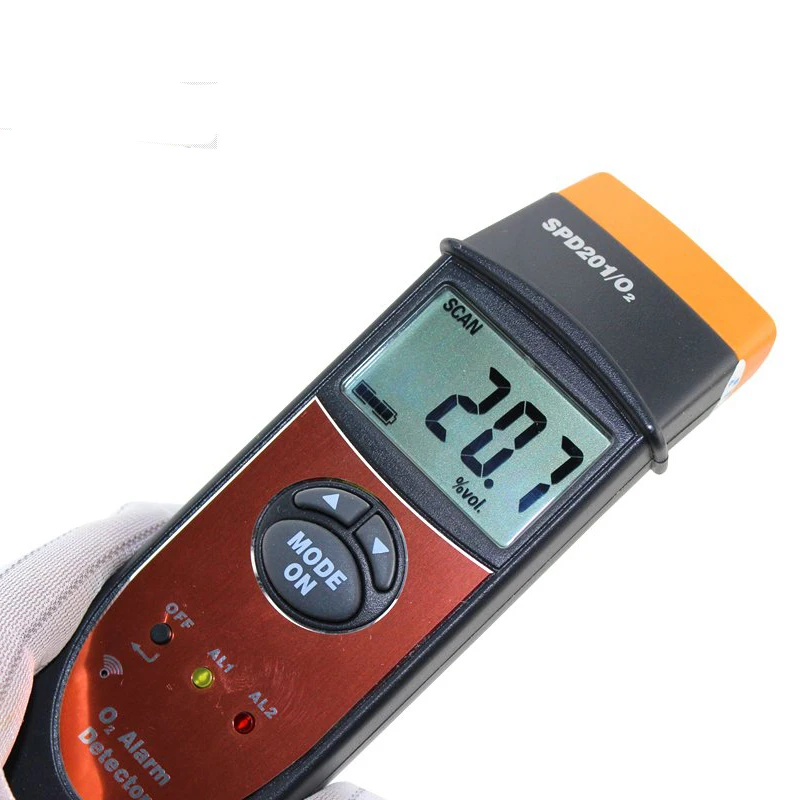 

oxygen detector gas detector gas concentration Tester Detection range: 0 ~ 25% VOL oxygen content detection