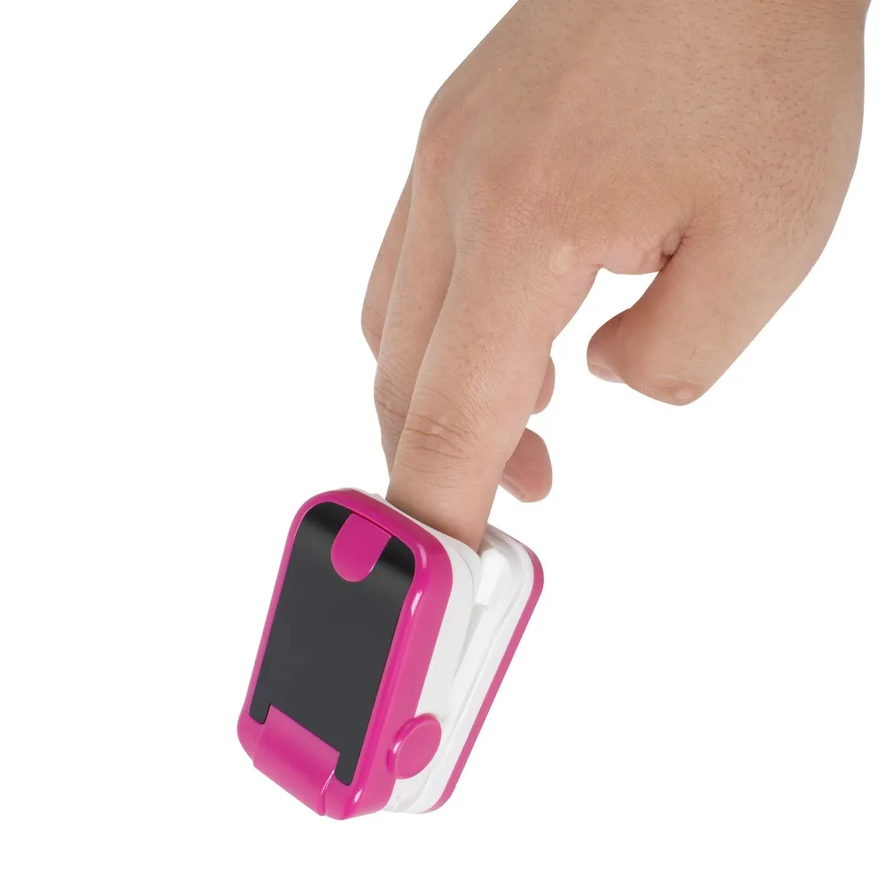 

Newest Household Health Monitors Oximeter CE Monitor Fingertip Pulse Oximeter SPO2 Oximeter Silicone Sensor-