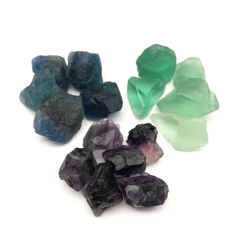 Buy Wholesale 100g 3 Kinds Natural Rare Color Fluorite Crystal Stone Rocks