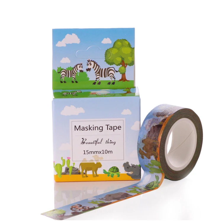 

6 Style Washi Tape DIY Masking Paper Tape Decorative Sticker Tape Multi-Color Tape School Office Supply Papelaria 15mm*10m