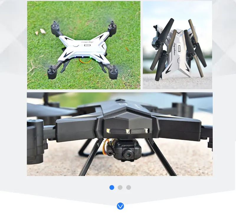 KY601S Novo Helicóptero RC Drone com Câmera