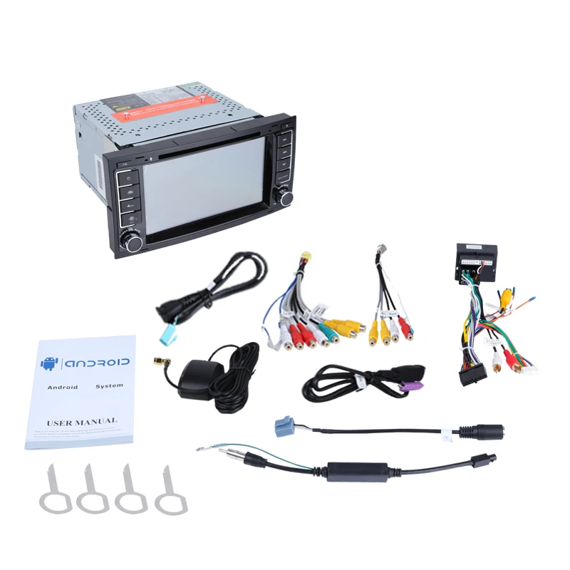 Top Android 9.0 7 Inch Car DVD Player For VW/Volkswagen/Touareg With Canbus Wifi GPS Navigation Bluetooth Radio Multimedia Carplay 4