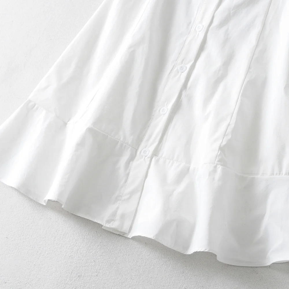 SheMujerSky белое платье с открытыми плечами женское летнее сексуальное мини-платье на подкладке с вырезом лодочкой и пуговицами