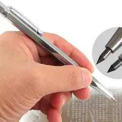 Новое поступление вольфрам карбида Совет Scriber травления ручка вырезать стекло кремния кварц гравер металлический инструмент