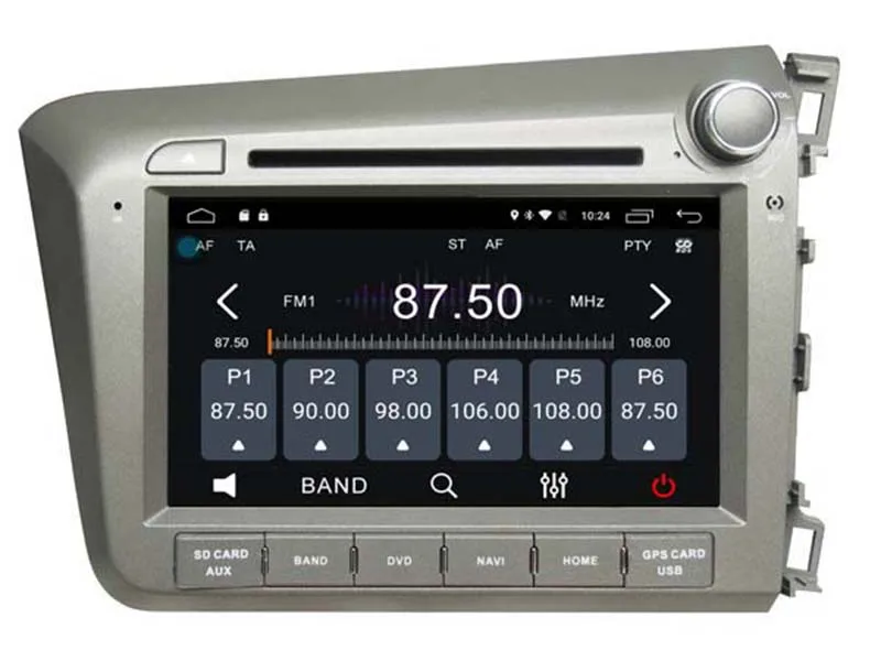 Discount 8" in-dash Android Car DVD Player with TV/BT GPS WIFI Canbus,audio Radio stereo,Car PC/multimedia headunit for Honda CIVIC 2012 3