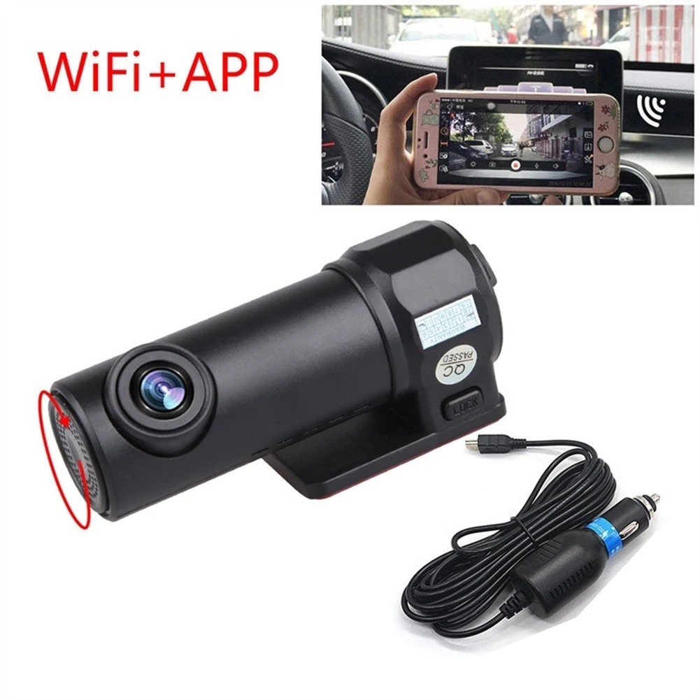 Wifi скрытый USB автомобильный тахограф Full HD 1080P 170 градусов широкоугольный монитор ночного видения DVR камера