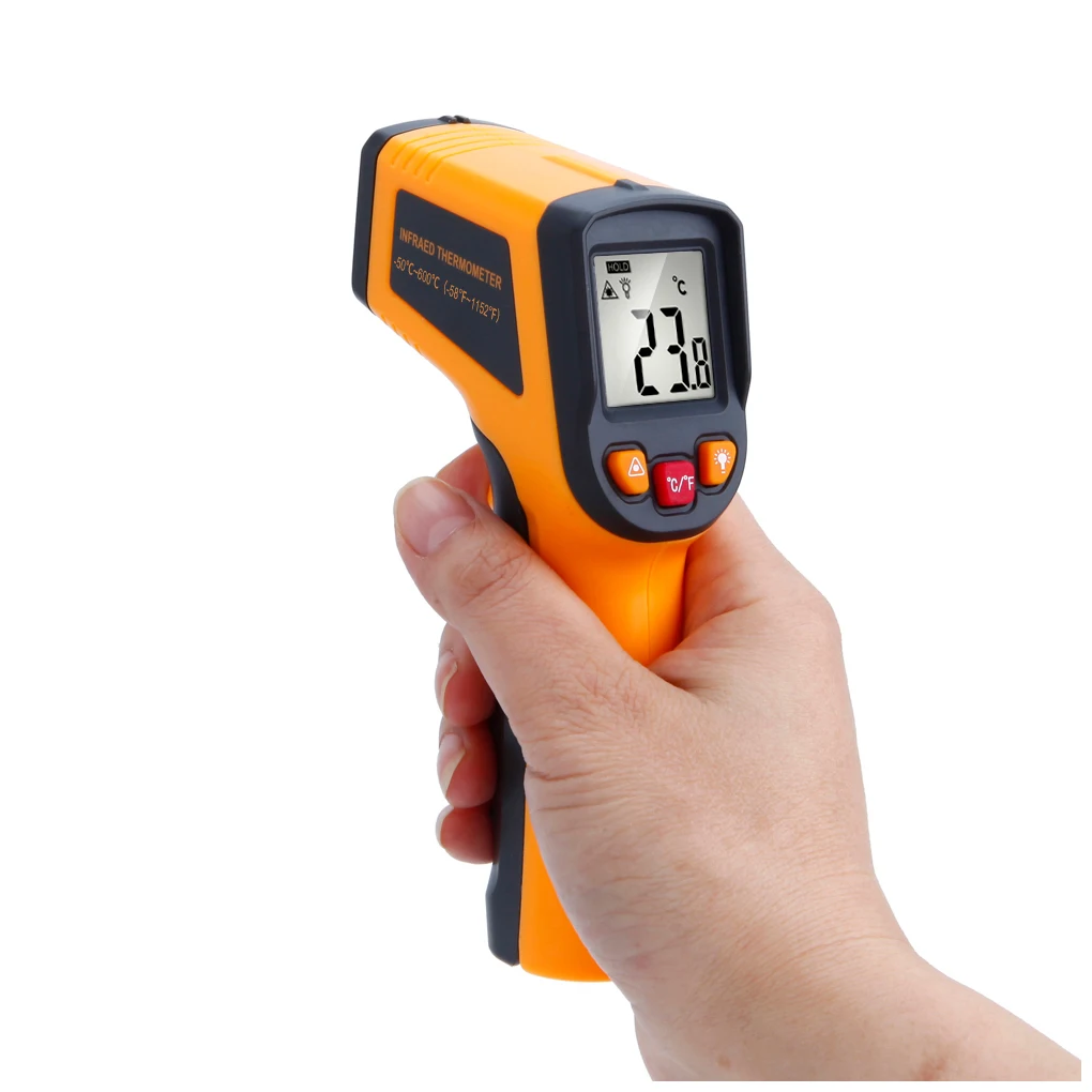 Non contact IR Infrared Thermometer Digital LCD Temperature Measurement