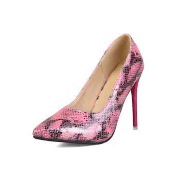 

Spring 2019 new sexy stilettos ultra shallow mouth single shoe female 33 to 45