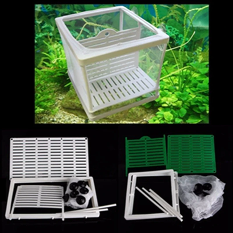 Aquarium Plastic Fishing Net Breeder Aquarium Fish Tank Fry Breeding