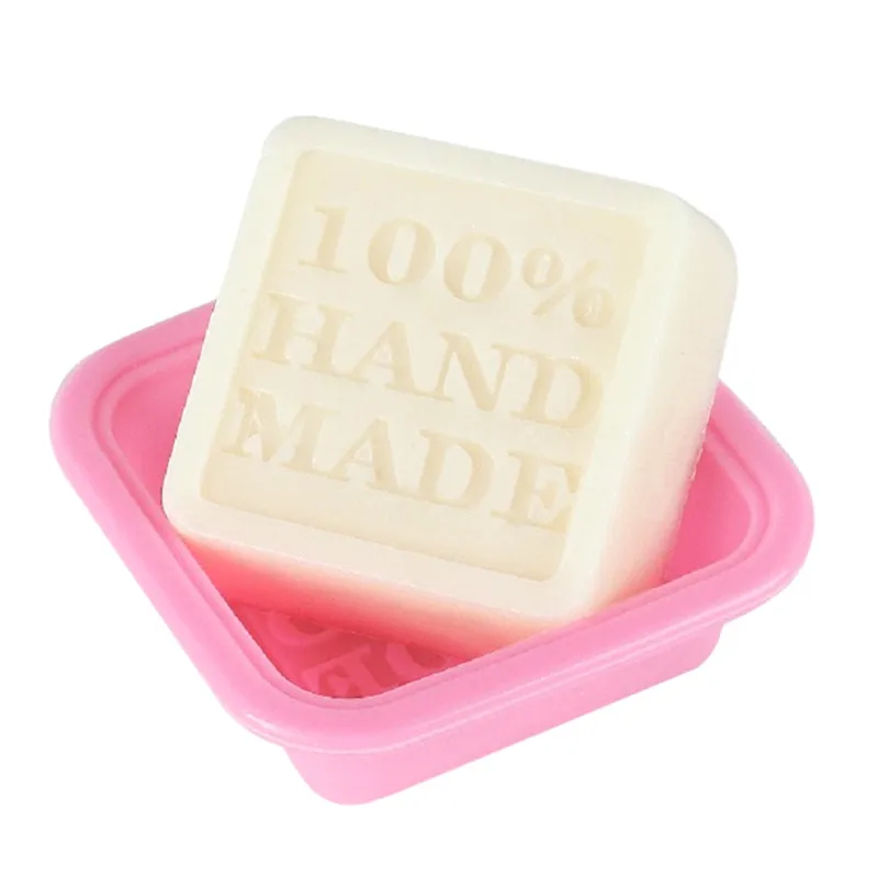 

1pc 100% Handmade Square Soap DIY Mold Muffin Cups Hand made Craft Art Tool Silicone Soap Mold Soap making mould Craft Art