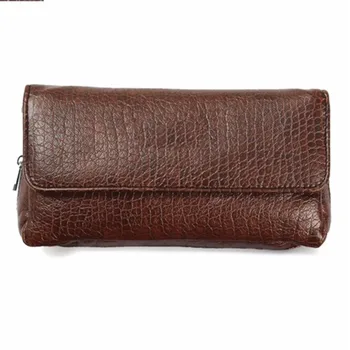 

Soft PU Leather Smoking Pipe Case Pouch Tobacco Bag Tamper Filter Tool Cleaner Briefcase Brown Cigarette Storage Holder