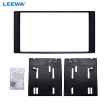 LEEWA Auto Doppio Din Radio Fascia DVD Cornice Decorativa per Subaru Forester Impreza 2008 + 2DIN Dash Montaggio A Pannello Telaio Kit Trim