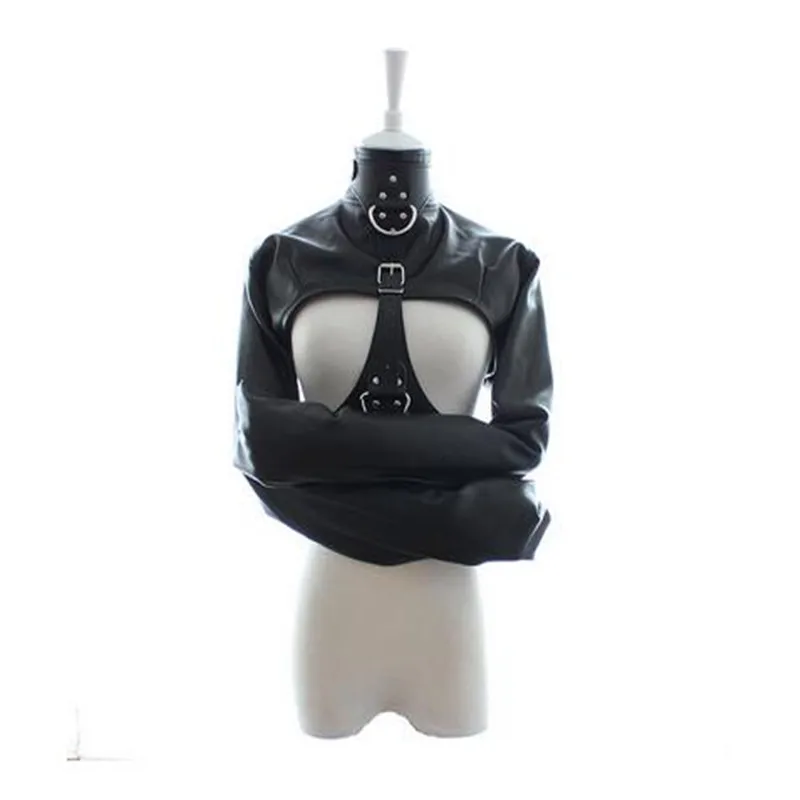 New 3 Color Fetish Wear Soft Leather Bondage BDSM Sex Toys for women Bondage Sex Leather Tops Jacket plot role-playing toys sexe New 3 Color Fetish Wear Soft Leather Bondage BDSM Sex Toys for women Bondage Sex Leather Tops Jacket plot role-playing toys sexe